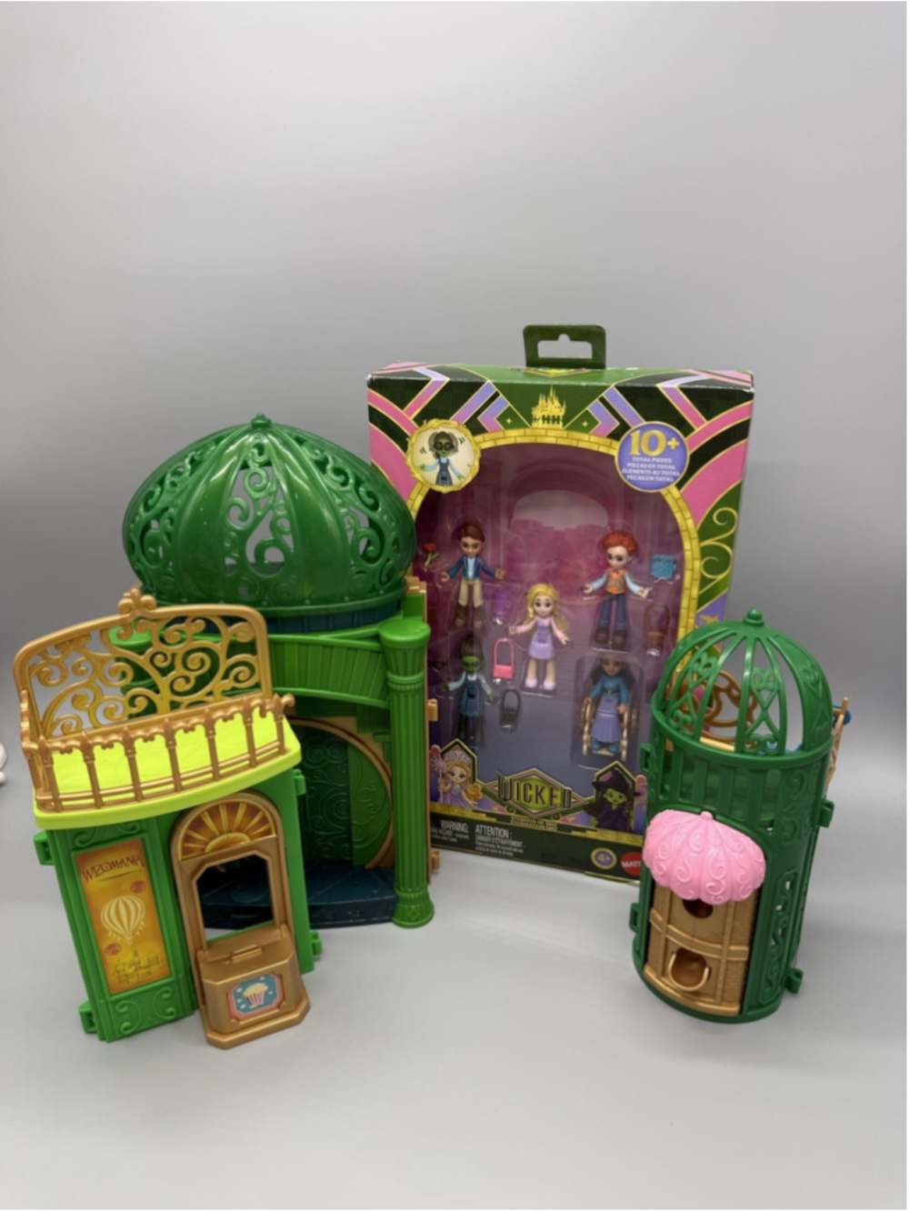 Mattel Wicked Mini Doll Lot - NIB Students of Shiz 5-Pack & Emerald City Playset